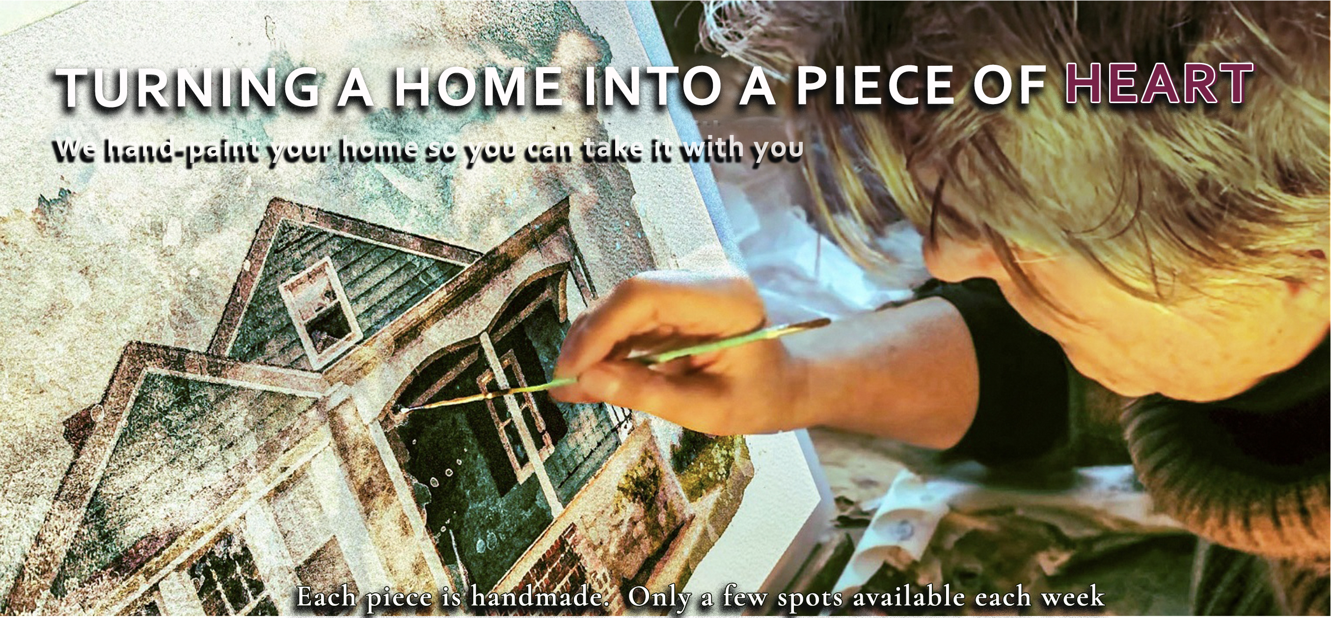 Handcrafted House Artwork